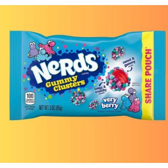  Nerds Gummy Clusters Very Berry Share Pouch 85g I Nagyon Bogyós Ízű Gumicukor