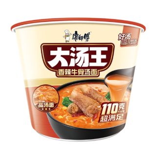   Master Kong Big Soup King vödörcsomag (fűszeres marhacsontleves tésztával) 145 g