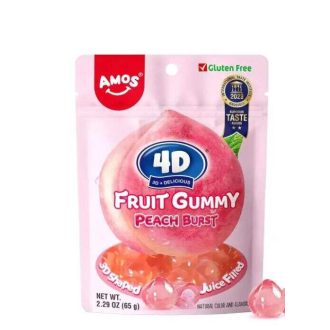 Amies 4D Juicy Peach puha cukorka 32 g