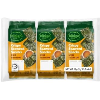 bibigo hinár snack sesame 3×5g